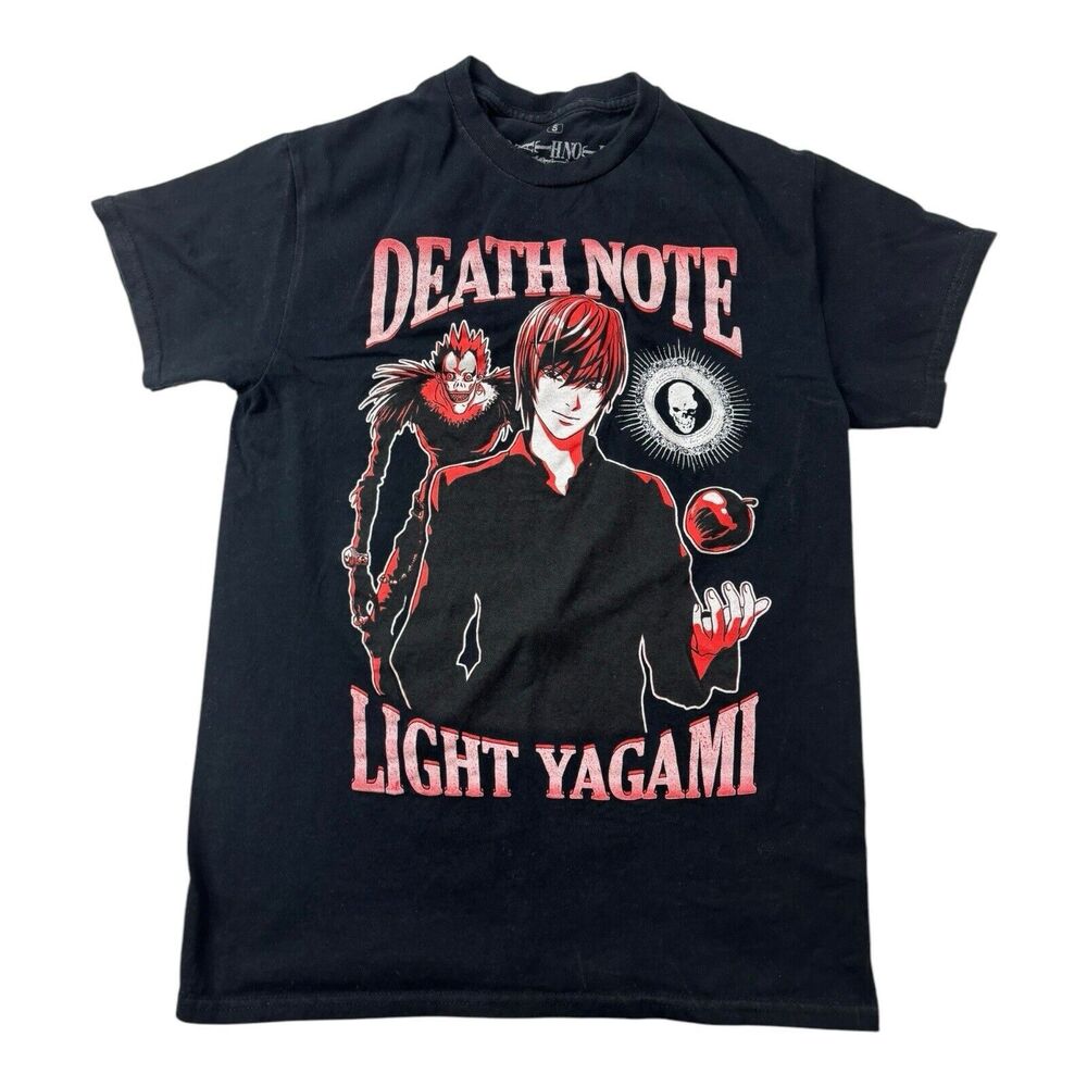 Death Note Shirt Men's Size Small S Anime Manga‎ Light Yagami